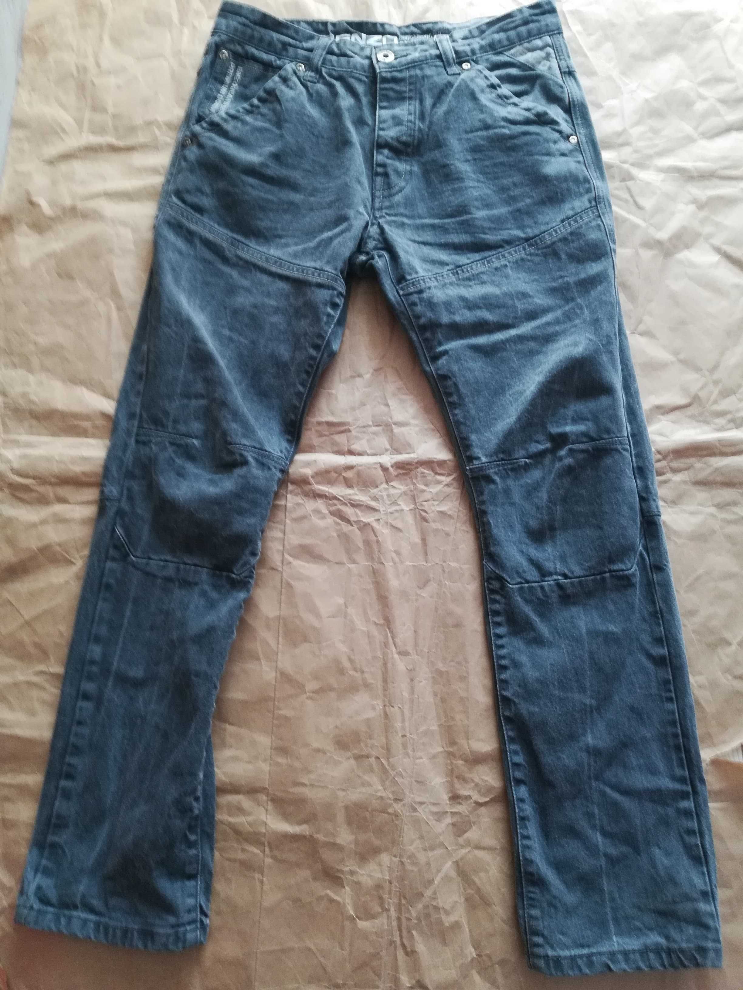 ENZO  JEANS DENIM JOGGERY  Spodnie męskie modny szyk     32*32 MEDIUM