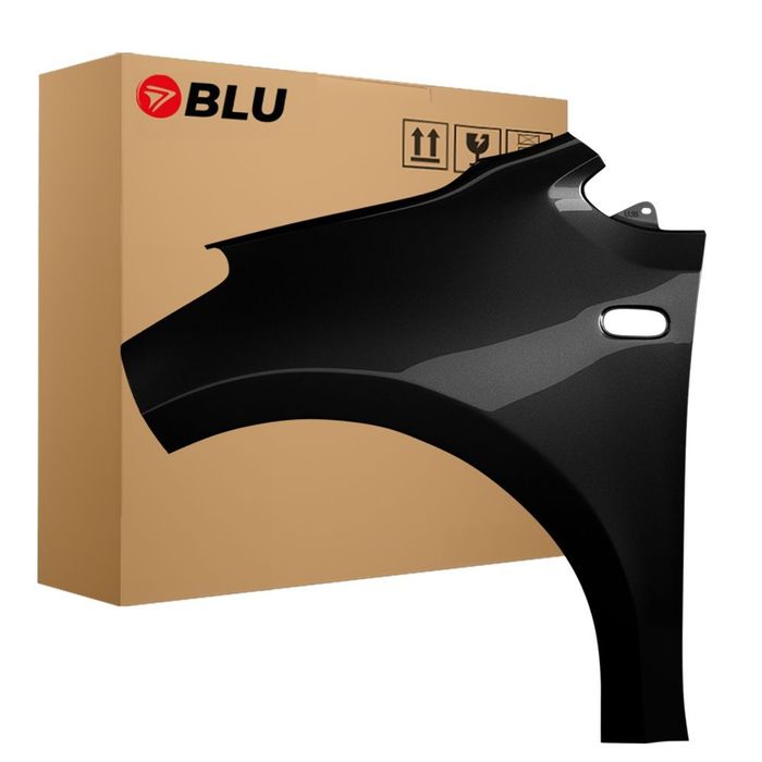 BLU Błotnik SKODA CITIGO LC9X lewy przód czarny 2012-2019 TiefSchwarz