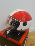 Kask otwarty na skuter Vespa Cgm 167I Flo Italia Bianco Verde
