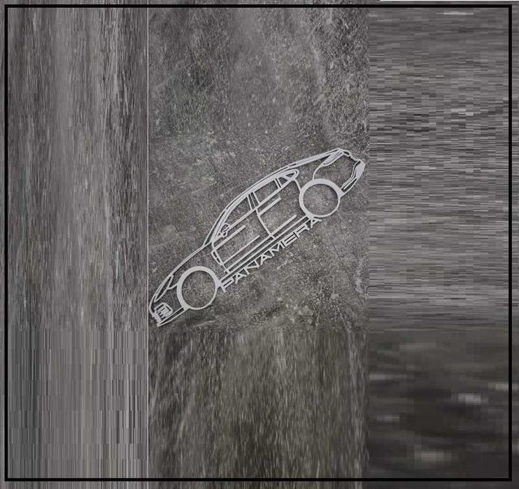 Silhueta Porsche Panamera 3D