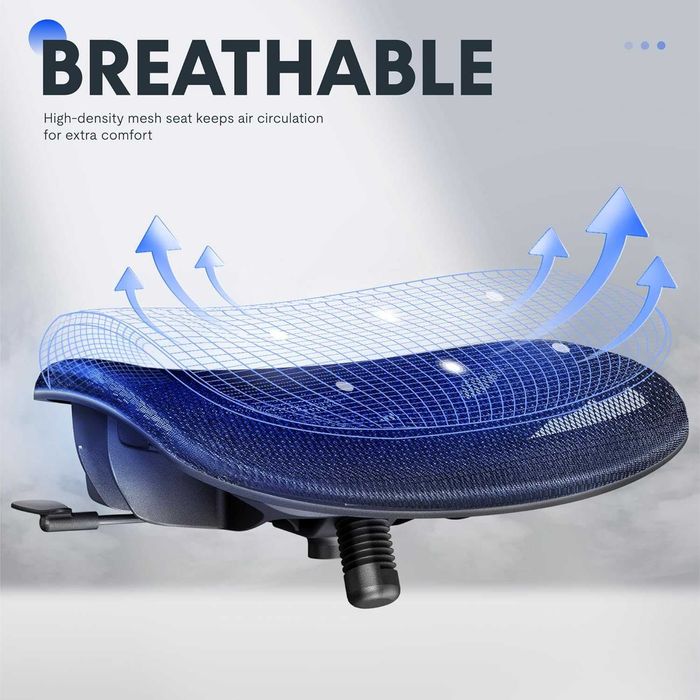 Nowy fotel biurowy / krzesło komputerowe OC3 air / obrotowe !K465!