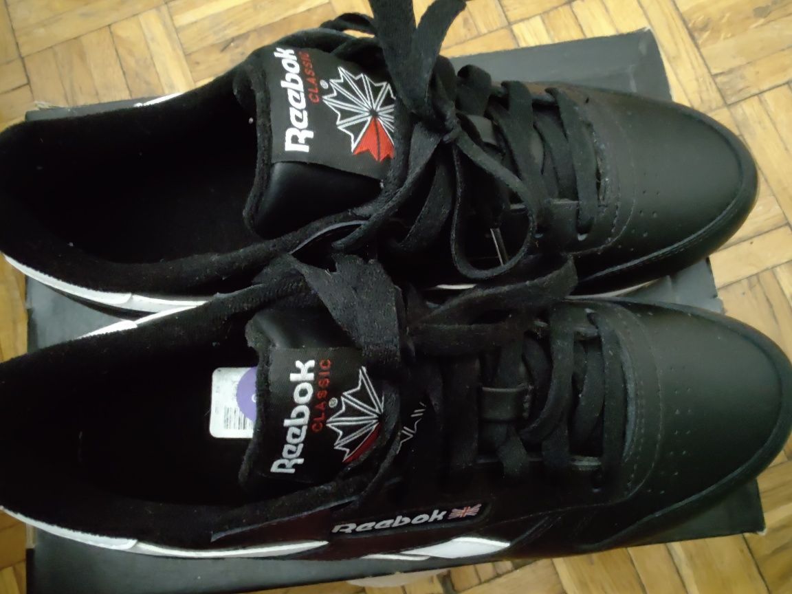 sneakersy damskie reebok classic leather podwyższane 40 26cm