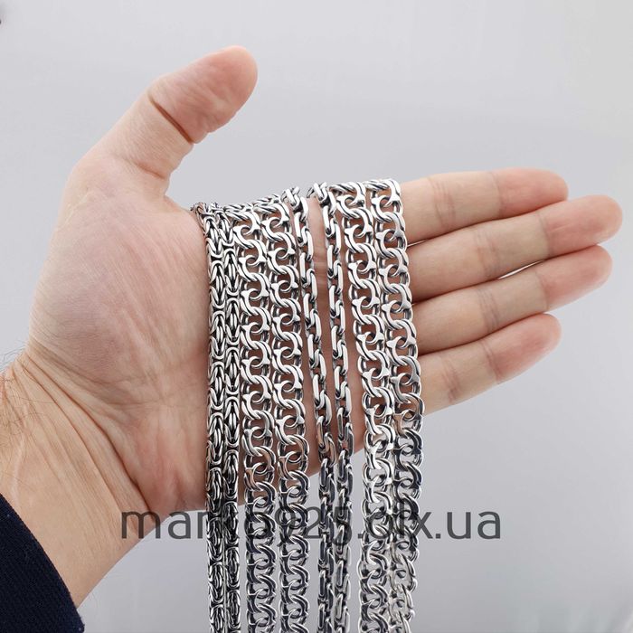 50 грам Срібний ланцюжок бісмарк лисячий хвіст якір срібло 925