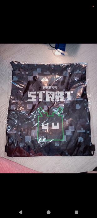 Nowy worek na buty strój gimnastyczny Minecraft