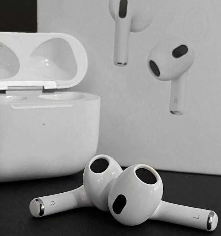 Навушники Airpods 3 Повний 1в1 Динамік і мікрофон працють на відмінно!