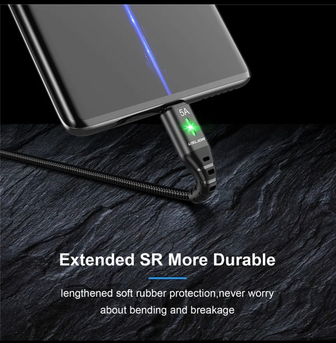 Кабель Uslion Micro USB, 5 A  1 m