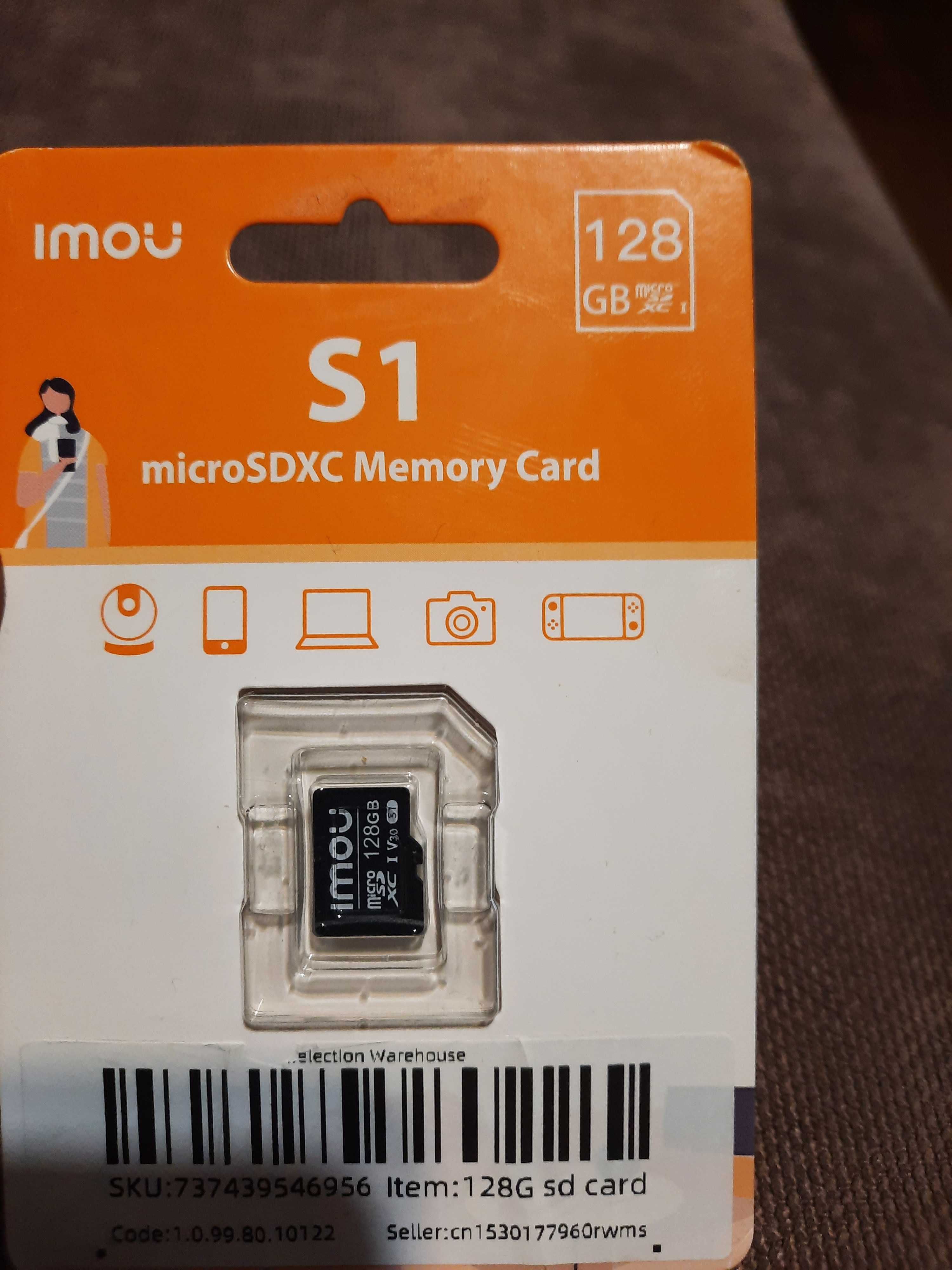 Карта памяти micro SD  IMOU S1  128Gb