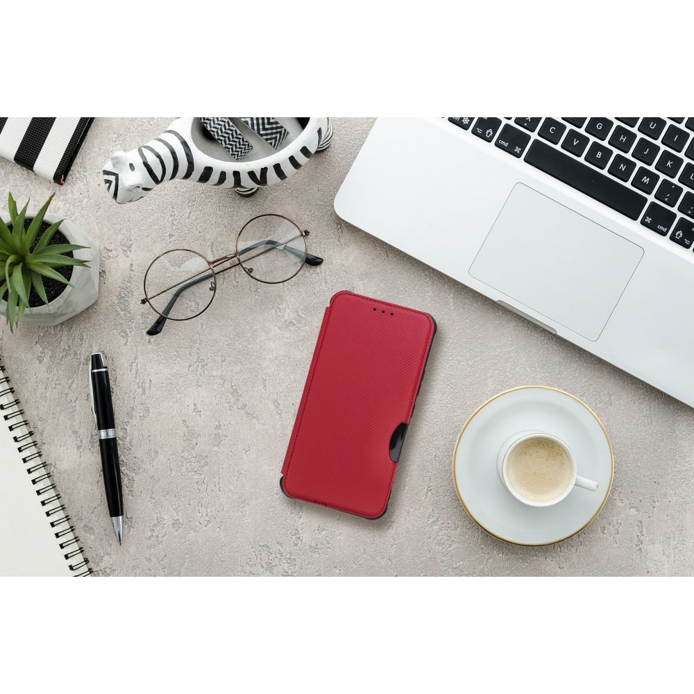 Etui Kabura Razor Book Do Xiaomi Redmi 13C Czerwony