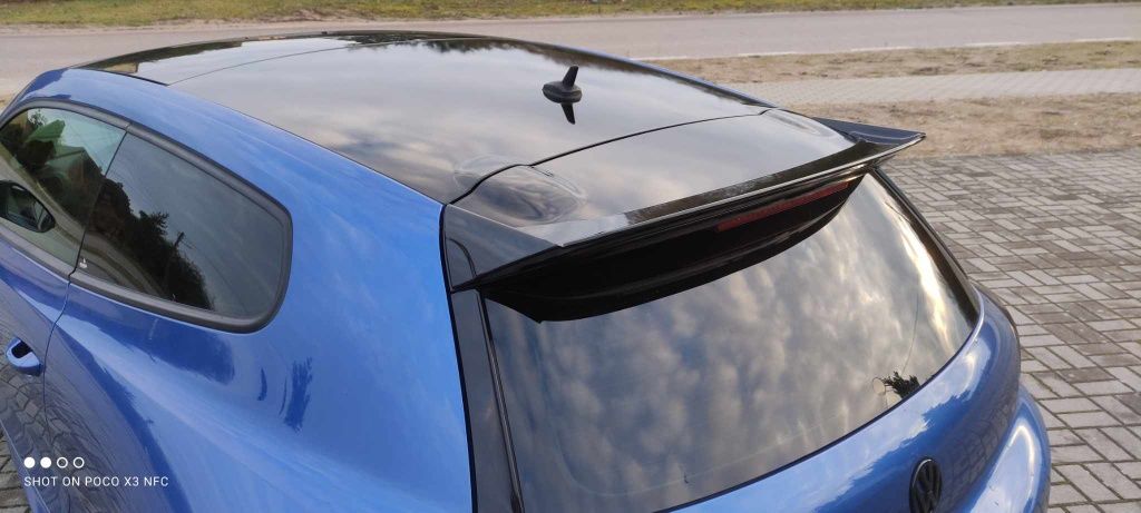 VW SCIROCCO Lotka spoiler R/Rline czarny połysk