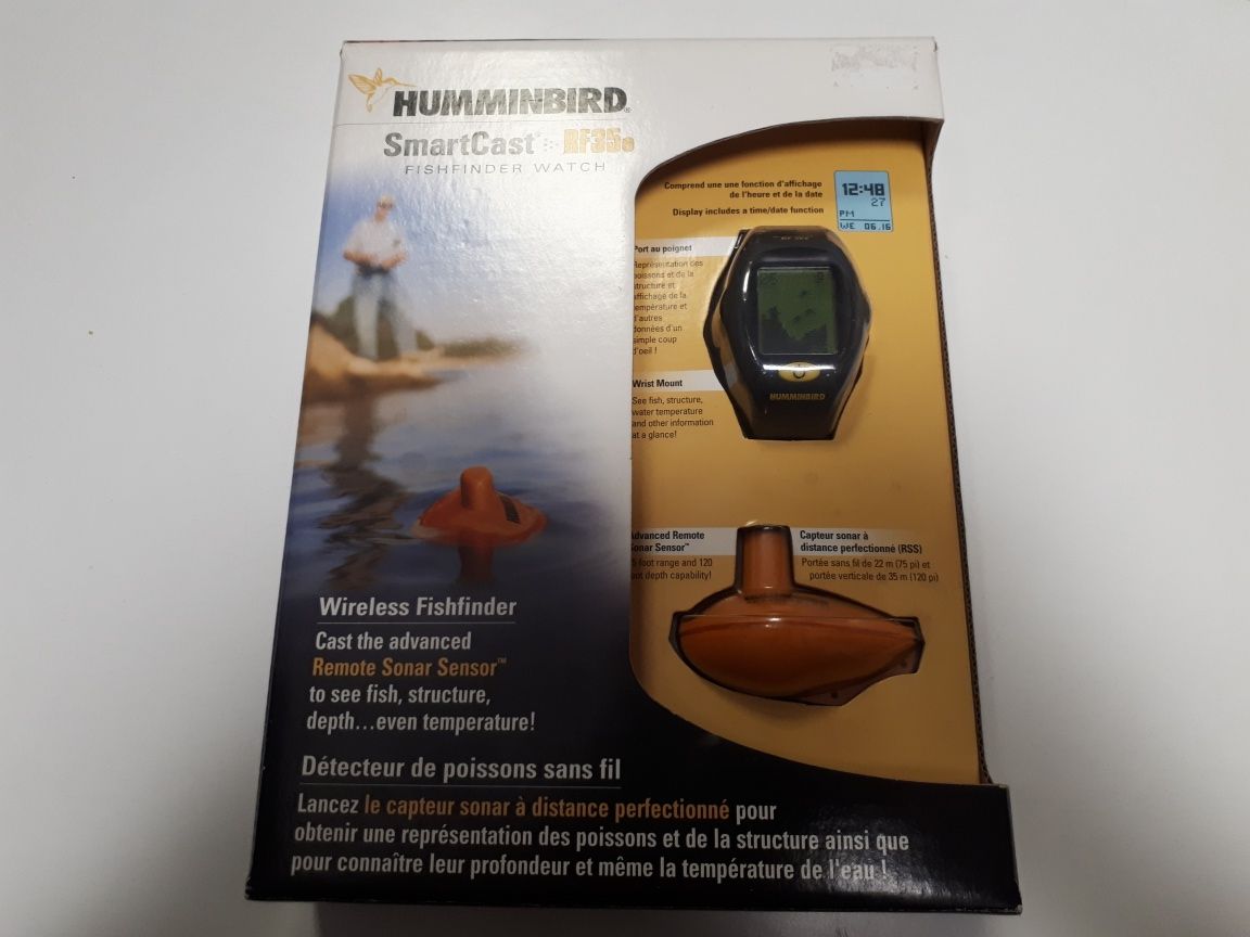 Echosonda zegarek Humminbird SmartCast RF35e Fishfinder nowa
