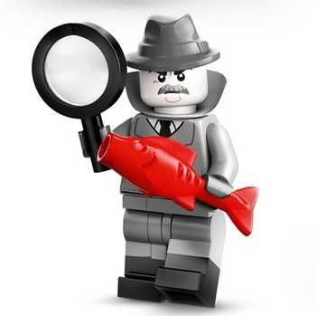Lego 71045 minifigures seria 25 Detektyw Noir