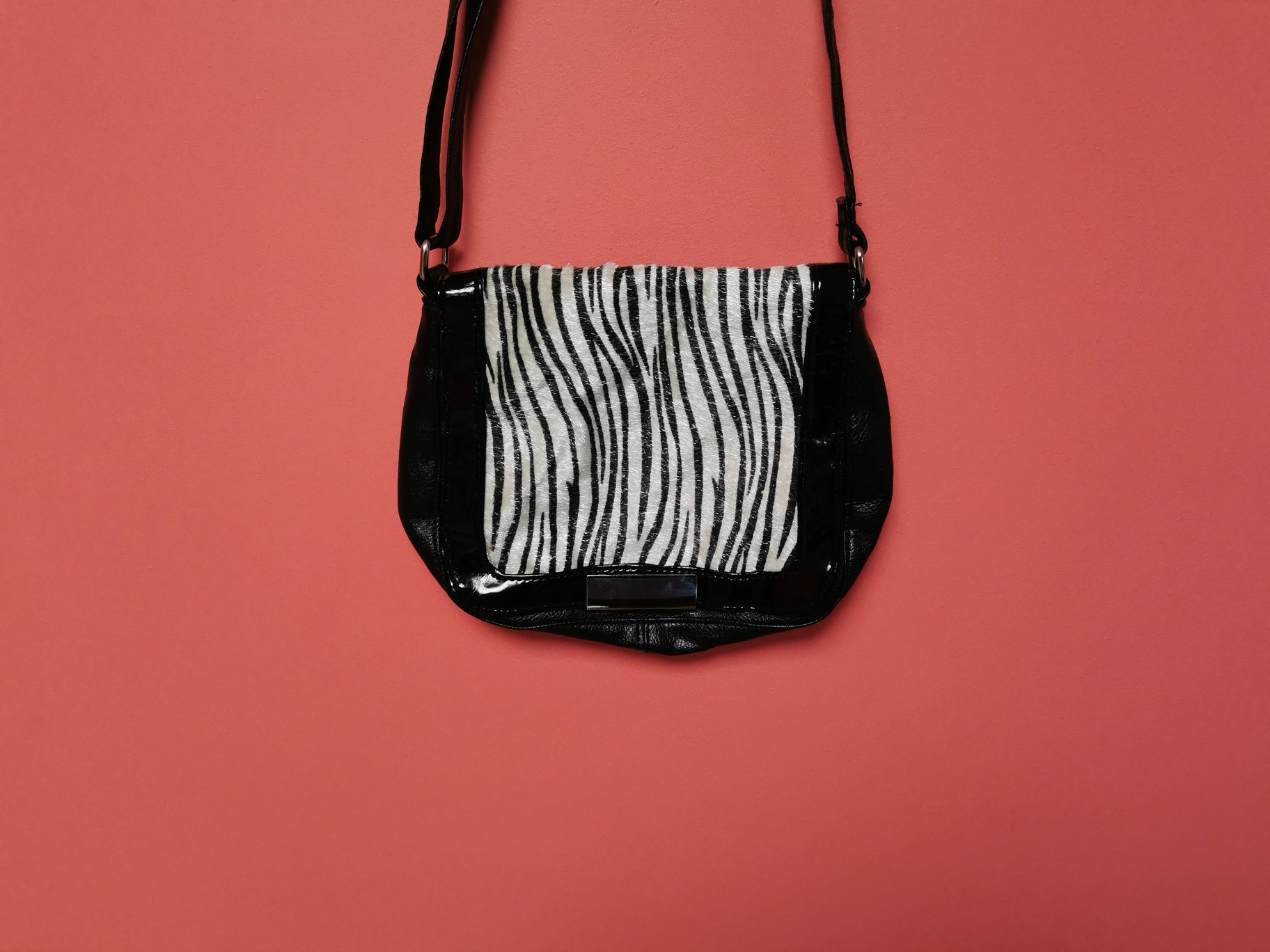 Torebka damska zebra