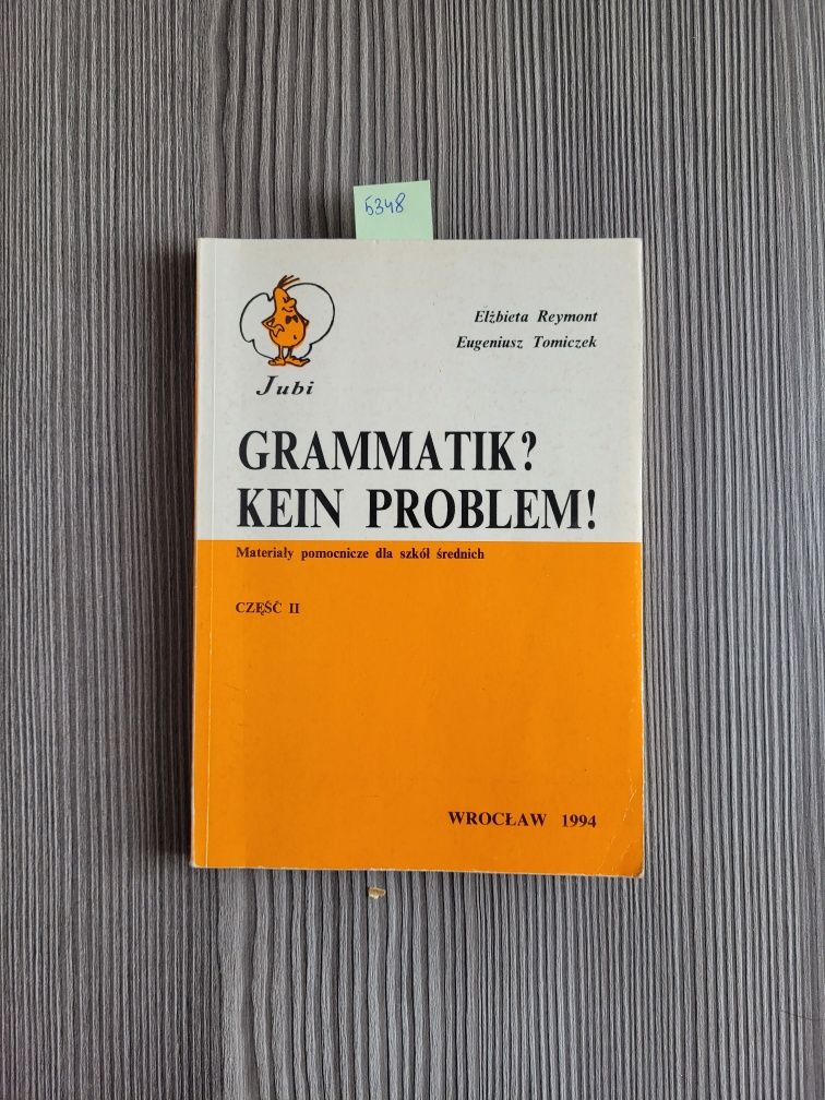 5348. "Gramatik Kein Problem" Elżbieta Reymont Eugeniusz Tomiczek