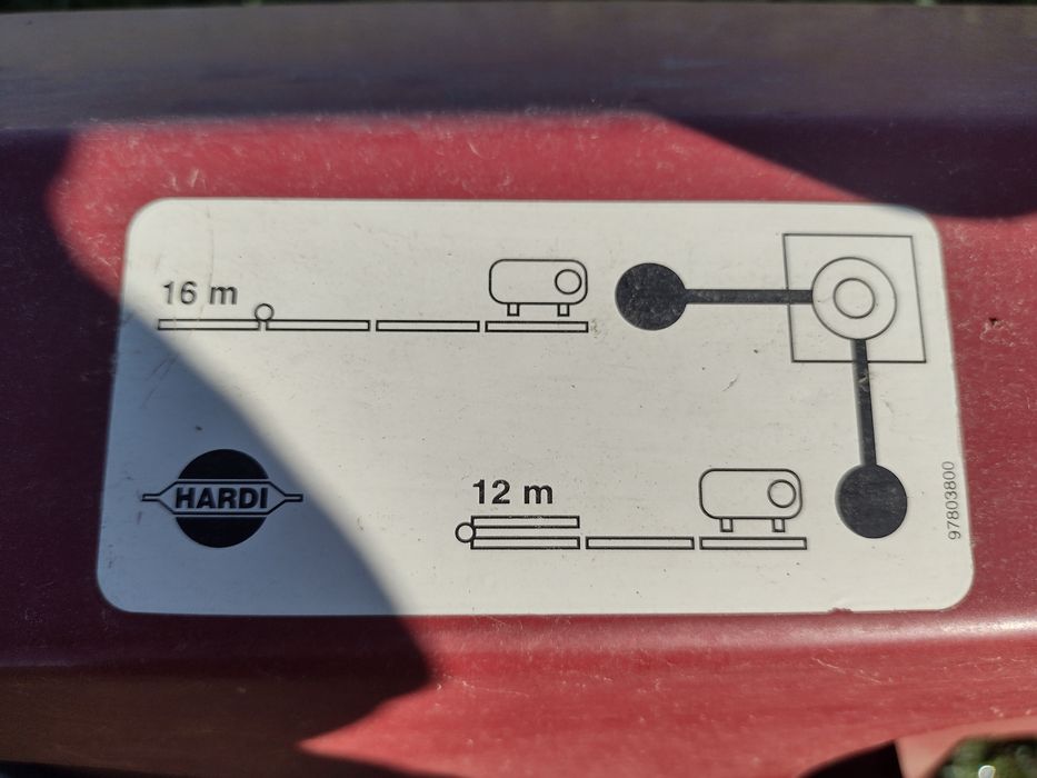 Opryskiwacz Hardi Master 850L, 15m
