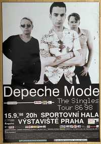 Depeche Mode The Singles Tour 86-98 plakat koncertowy