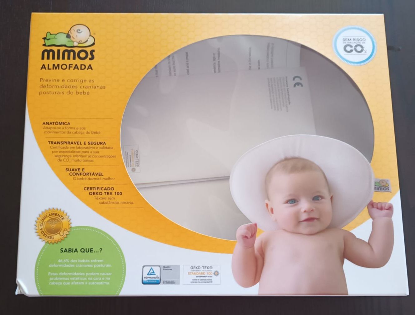 Almofada mimos plagiocefalia
