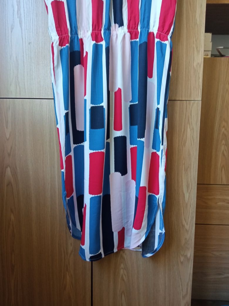 Tatuum Nowa Elegancka Letnia Sukienka Damska Wiskoza Rozm 44/46