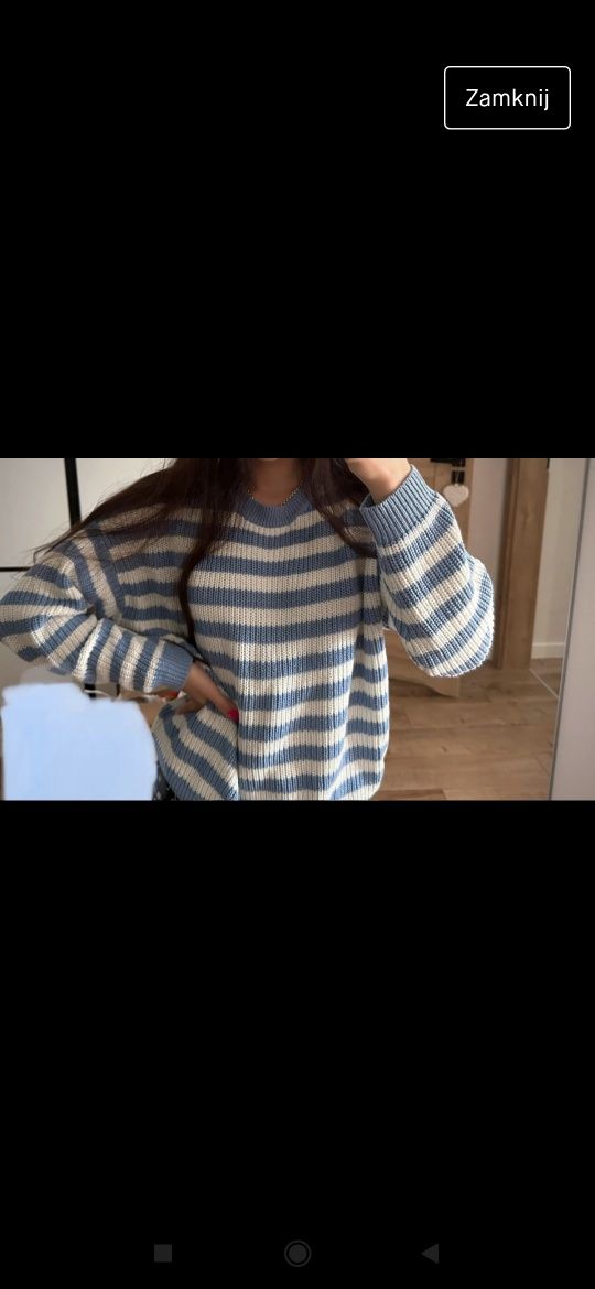 Sweter Sinsay paski L