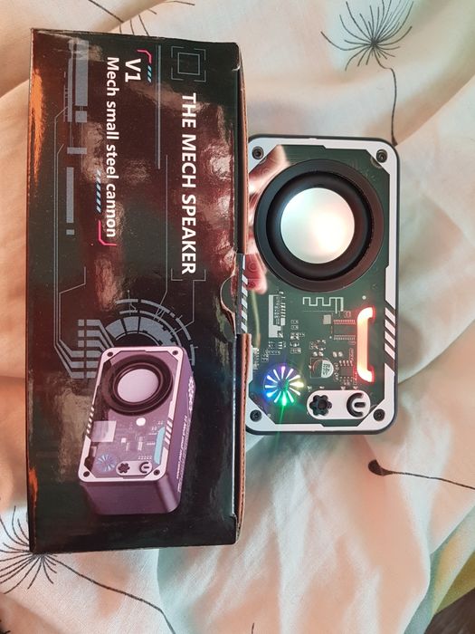 Міні колонка  блютуз з прозорим корпусом