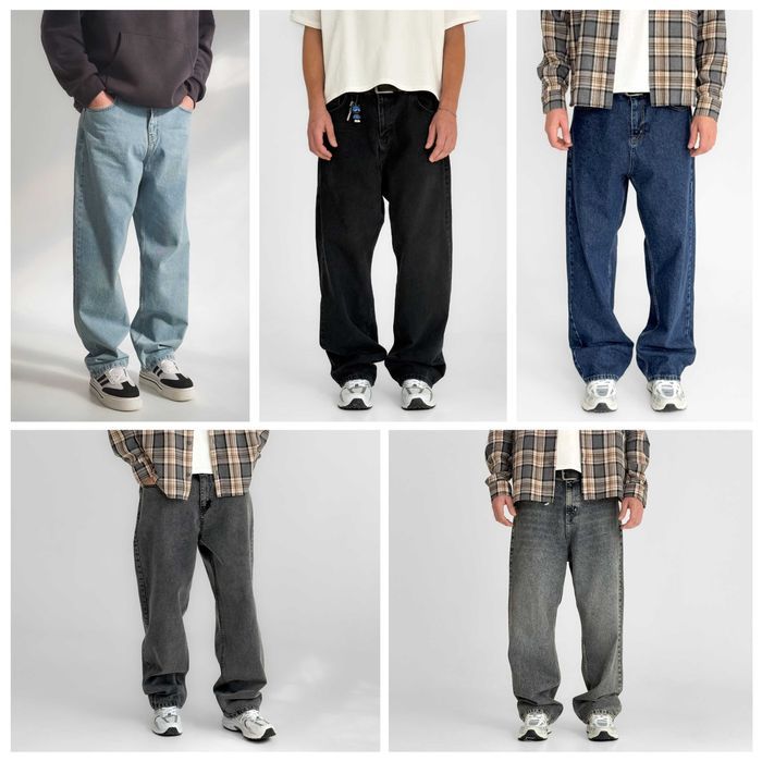 Джинси чоловічі baggy jeans, широкие джинсы мужские реп rap sk8 ск8 XL