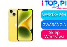 iPhone 14 128GB Żółty I Jak nowy I Gwar 12 msc I Sklep iTop Muranów