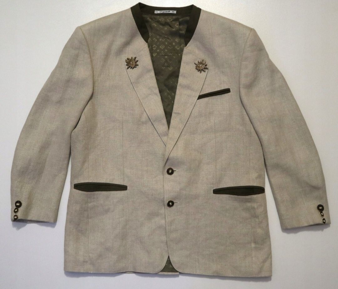 Marynarka C&A r.XL/2XL folkowa 100% len