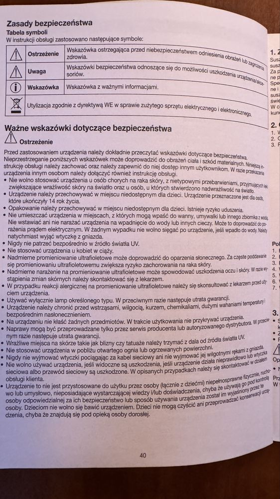 Suszarka do paznokci stóp i dłoni UV MPE 58 by Elle marki Beurer