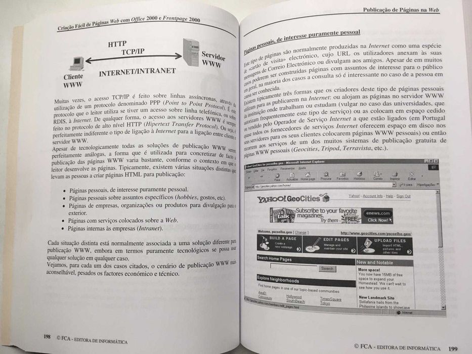 Livro - Criação Fácil de Páginas Web com Office e FrontPage 2000