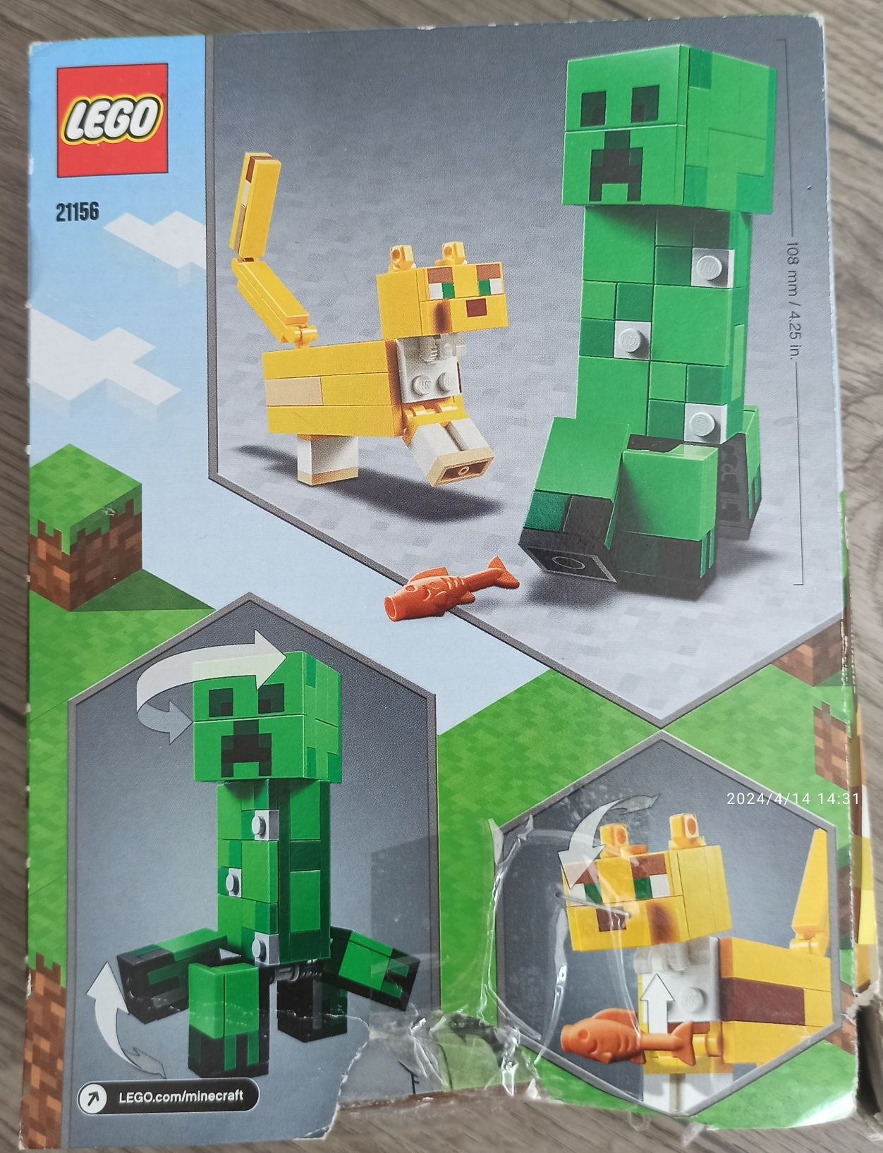 Klocki lego minecraft 21156