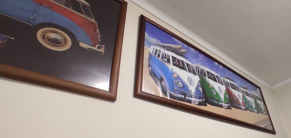 6 Quadros Carrinha Pão de Forma