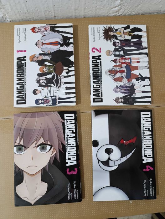 Mangi Danganronpa 1-4 części