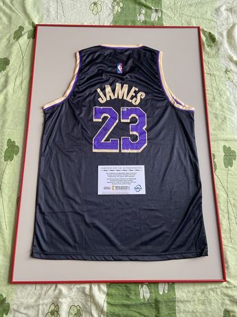 LeBron James koszulka LA Lakers oryginalny autograf Certyfikat COA