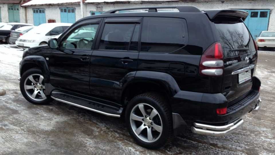 Кенгурятник Toyota LC Prado 120 пороги защита бампера дуги коври