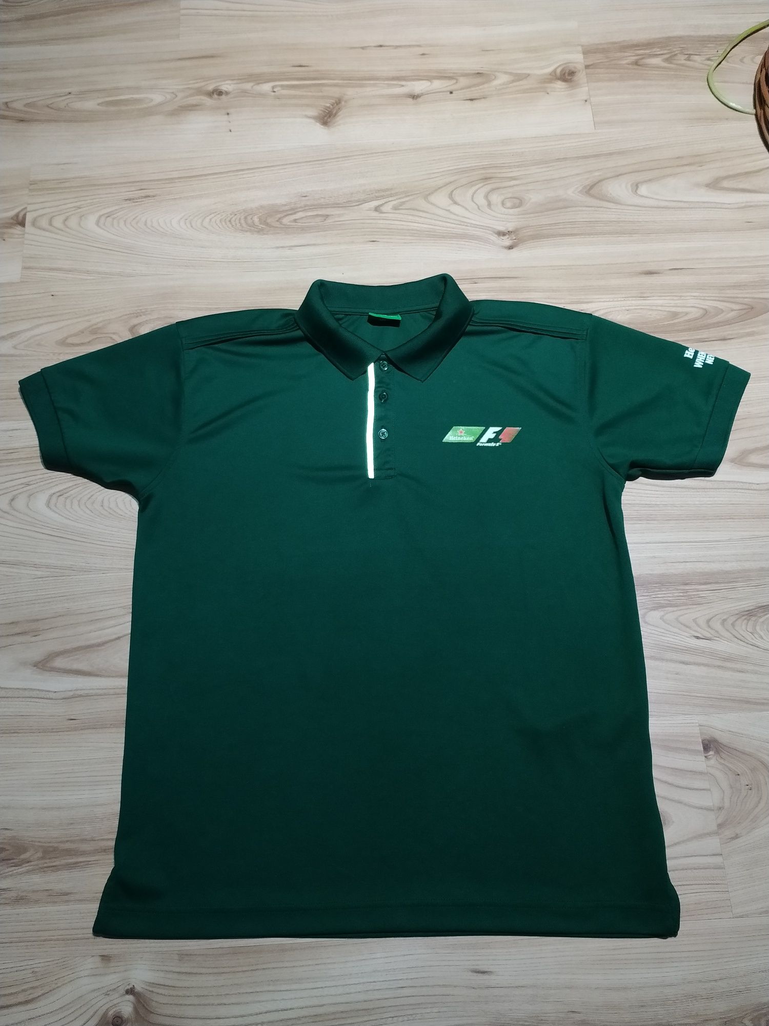 Ciemnozielona Koszulka Polo Heineken F1 Formula 1