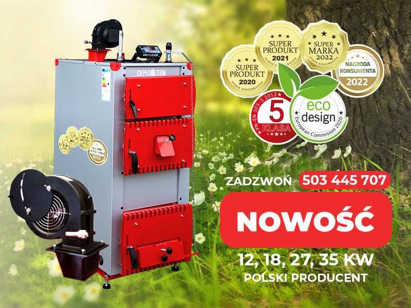 Kocioł piec NADMUCHOWY na WĘGIEL 5 klasa 27 kW