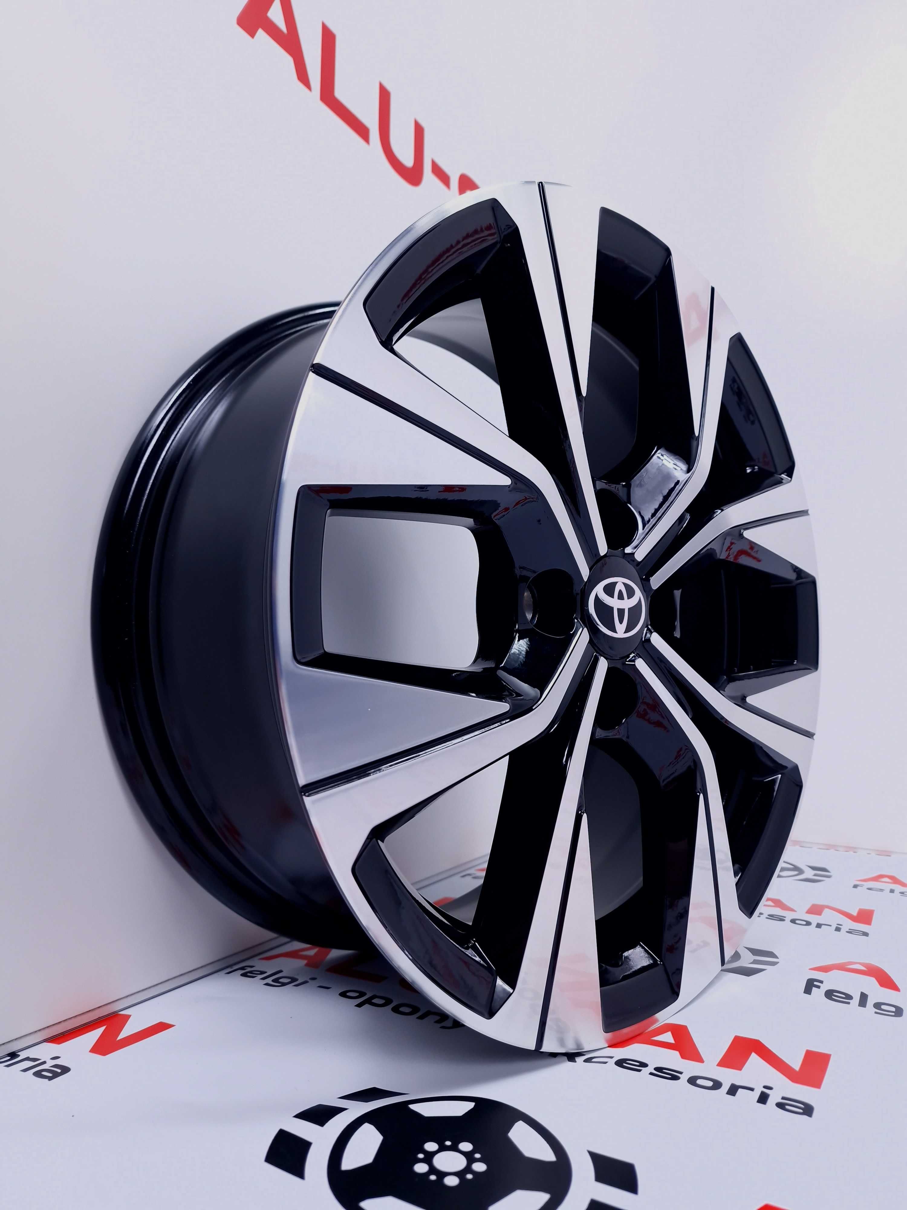 NOWE alufelgi TOYOTA 16" 4x100: AYGO COROLLA MR2 YARIS - Czarny Poler