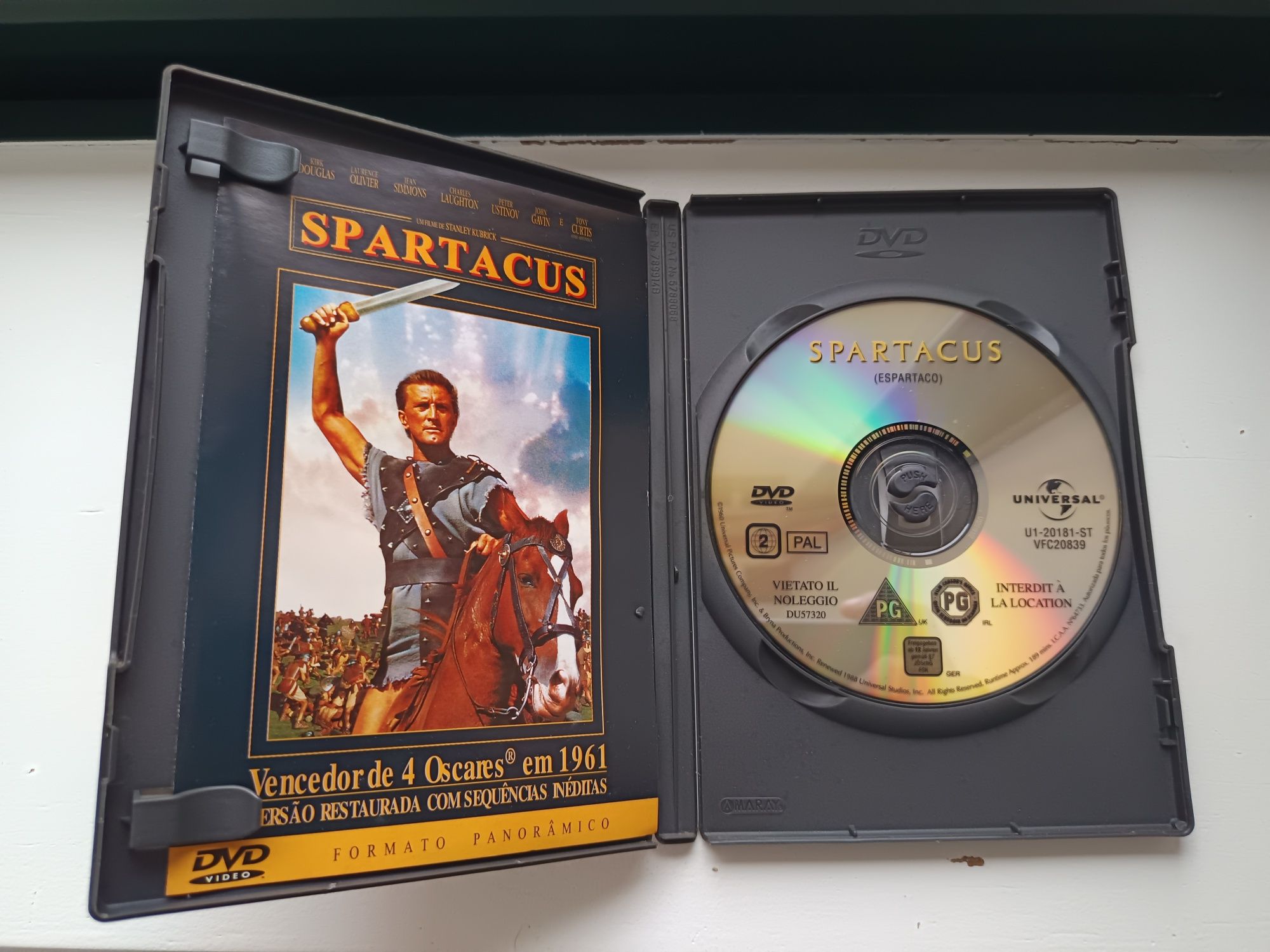 DVD spartacus   .
