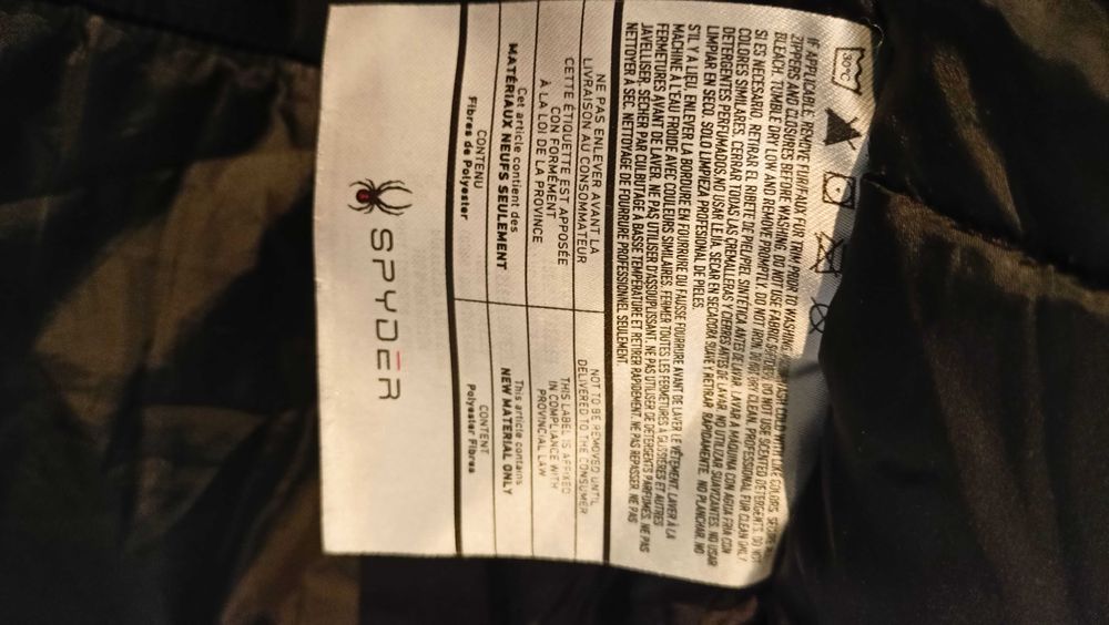 Kurtka Spyder rozmiar L