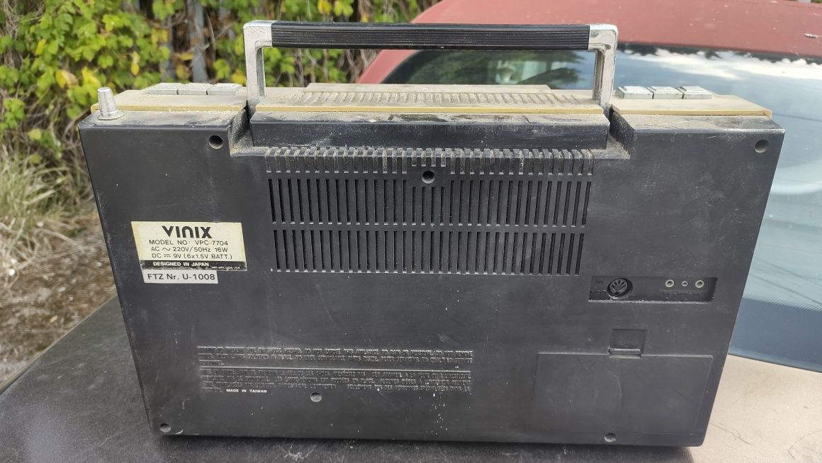 Magnetofon radio zabytek VINIX z 1972