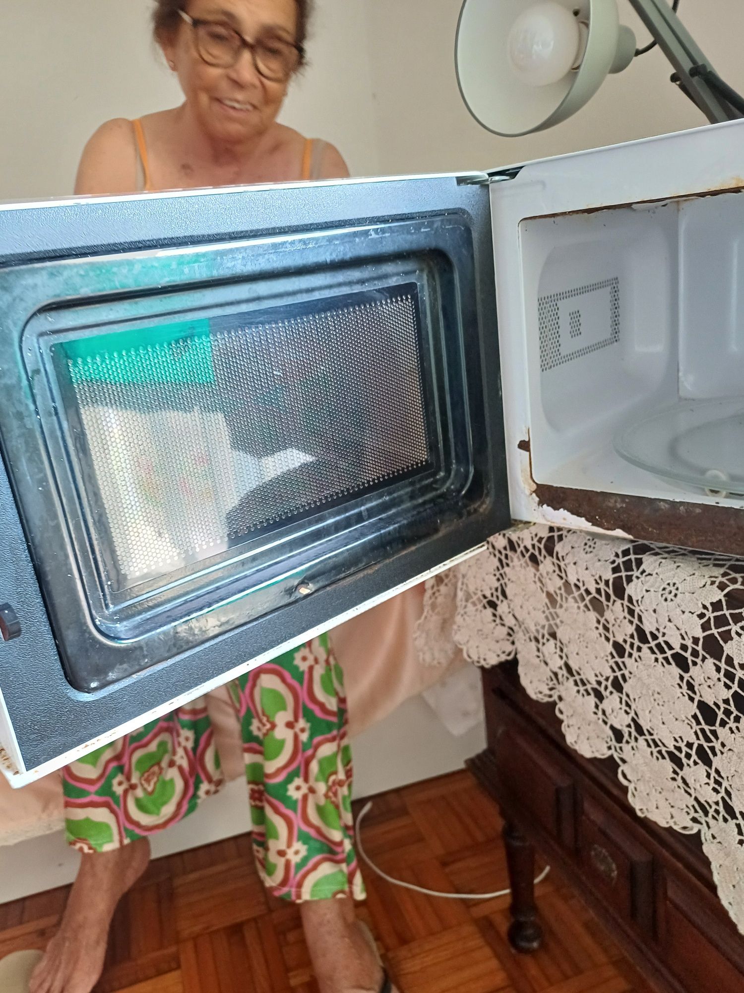 Microondas flama