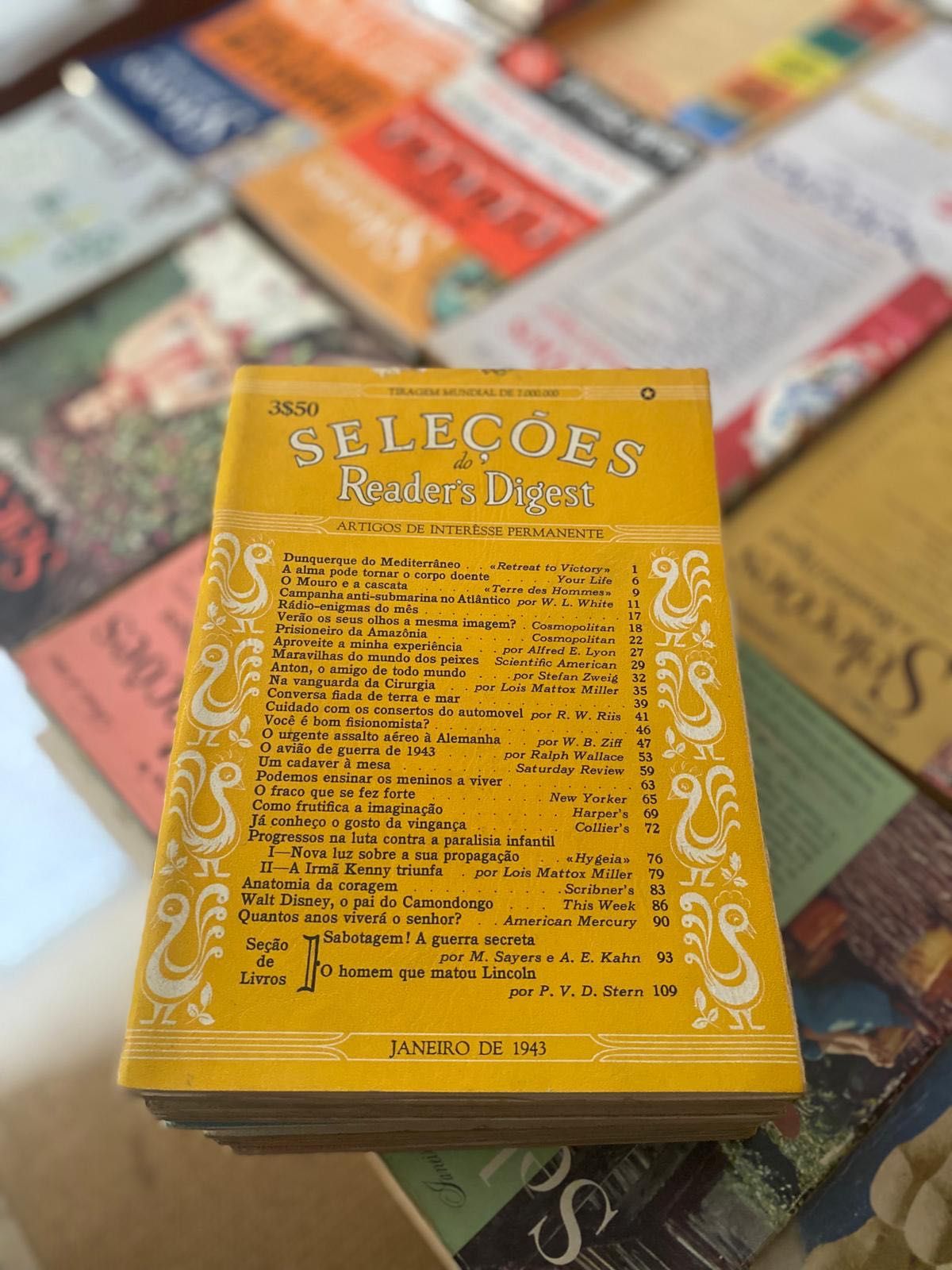 Coleção Seleções do Reader’s Digest 1942 a 2000 – Quase Completa!