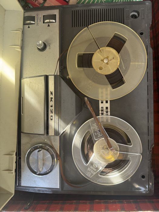 Magnetofon szpulowy ZK120 – Unitra, PRL, kolekcjonerski