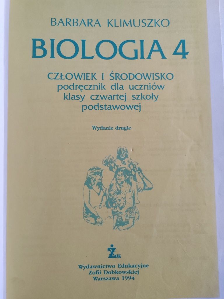 Barbara Klimuszko podręcznik Biologia 4