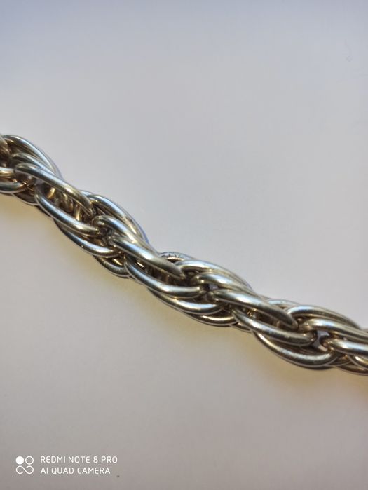 PRL srebrny łańcuch Rytosztuka