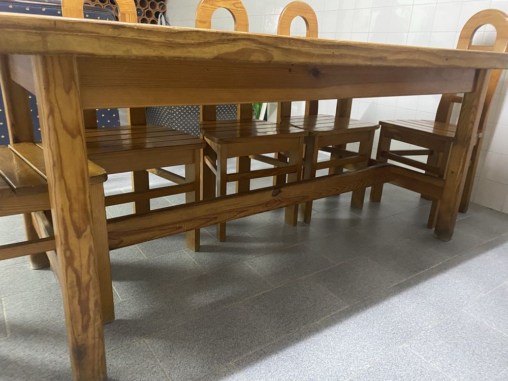 Mesa madeira retangular