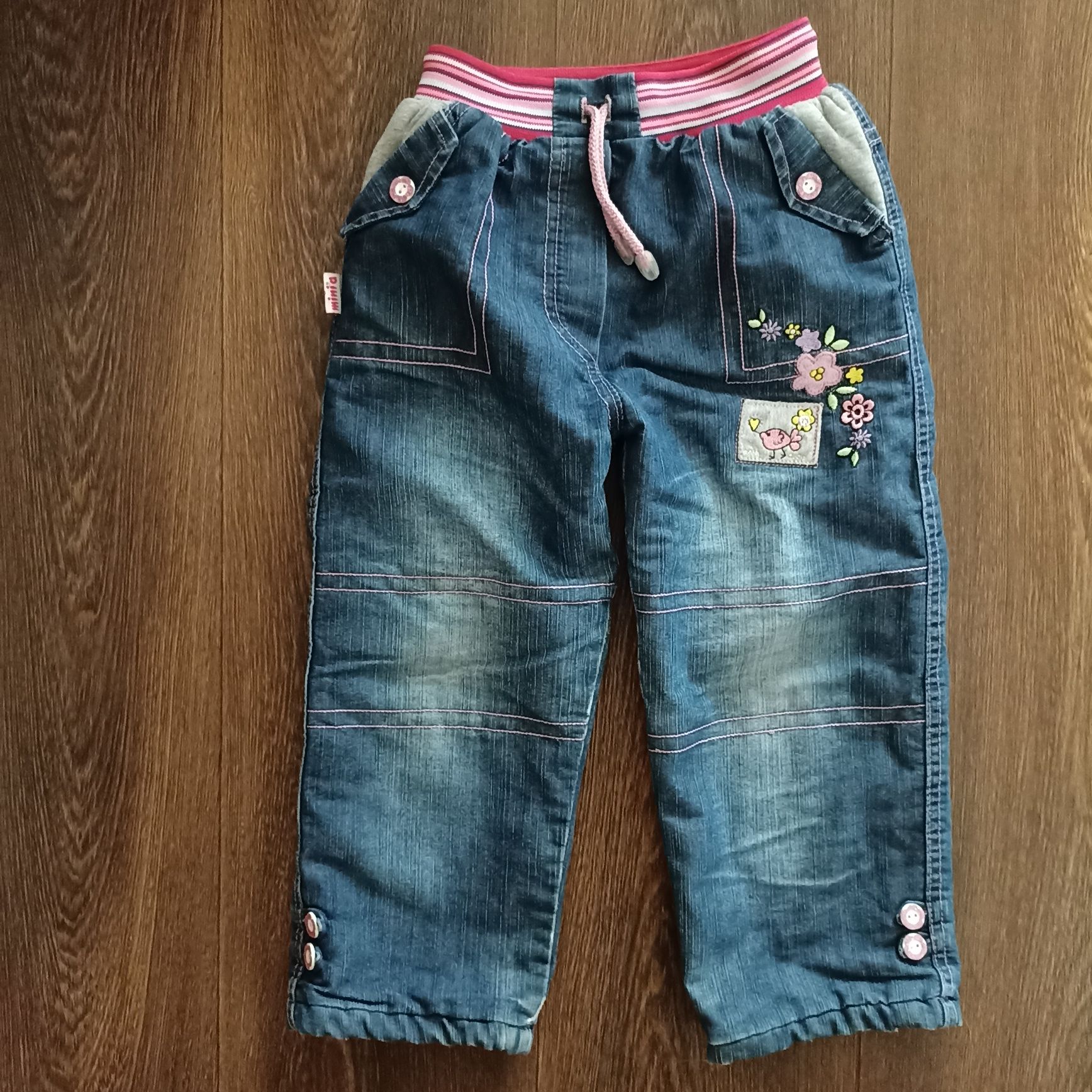 Утеплені джинси(штани) зимові для дівчинки