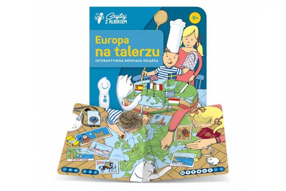 Czytaj z Albikiem - Książka Europa na talerzu RVX