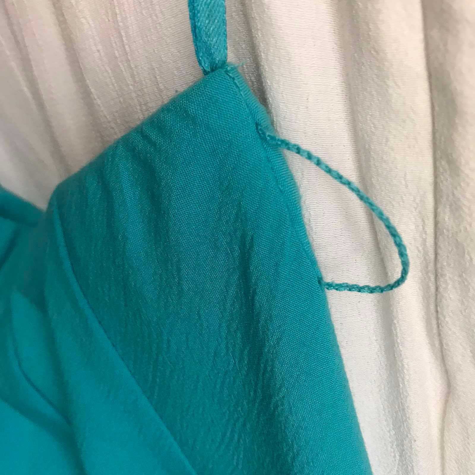 Юбки Рapaya «годе« бирюза миди size 8 и белая макси size 12  Новые!