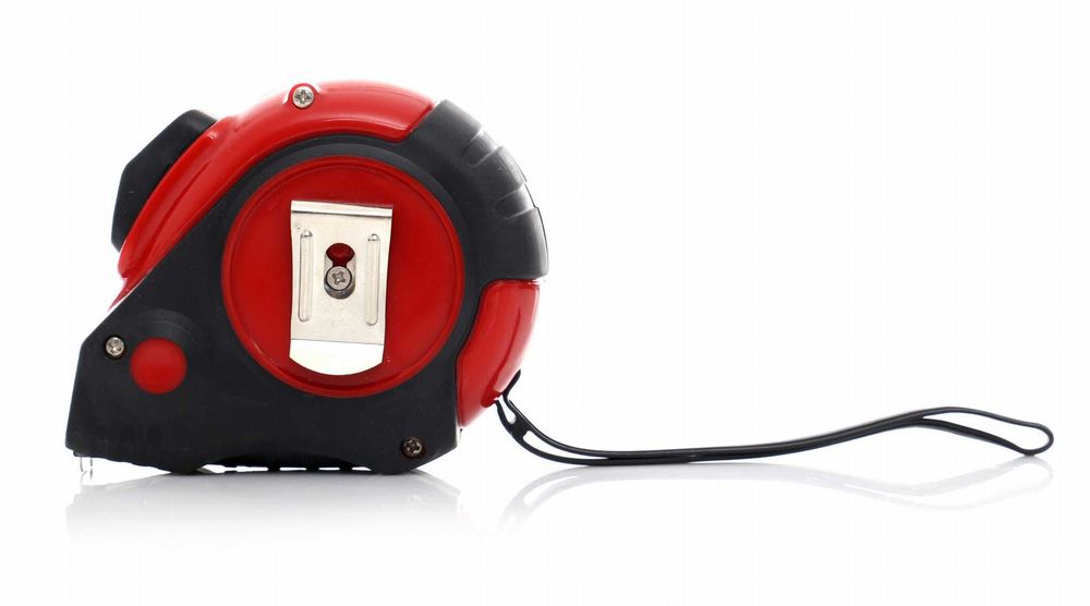 METRÓWKA MIARKA MIARA ZWIJANA Taśma Miernicza Gumowa Blokadą 10M x16mm