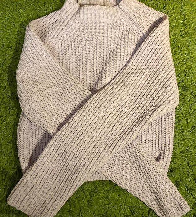 Camisola de malha roxa